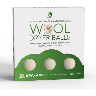 Pursonic 100% Pure New Zealand Wool Dryer Balls In Multi