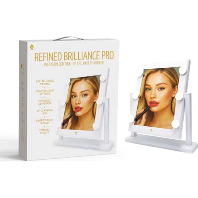 Pursonic 14" Led Hollywood Glam Mirror In White