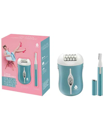 PURSONIC PURSONIC 2-SPEED RECHARGEABLE EPILATOR & HAIRLINE TRIMMER KIT