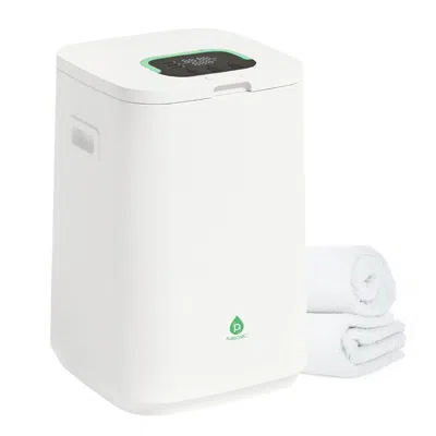 Pursonic 23 Liter Luxury Towel Warmer Bucket With Led Display In White