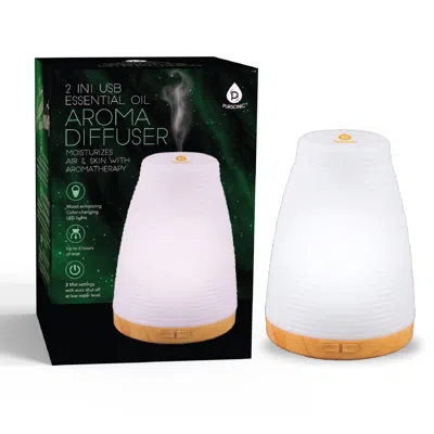 Pursonic 2-in-1 Usb Essential Oil Aroma Diffuser In White
