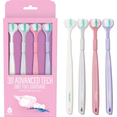 Pursonic 3d Advanced Tech 360° Full Coverage Toothbrush Set In Pink