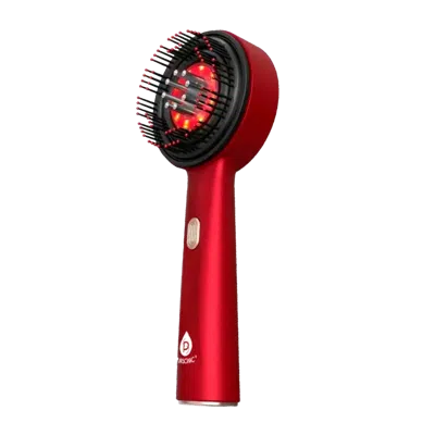 Pursonic 3-in-1 Led Therapy Scalp & Hair Treatment Brush - Red
