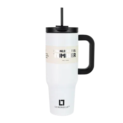 Pursonic 40 oz Stainless Steel Tumbler In White