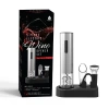 Pursonic 5-piece Electric Wine Opener Set In Multi