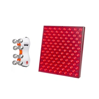 Pursonic 5-in-1 Led Light Therapy Skin Roller Massager & Led Red Light Therapy Panel In Multi