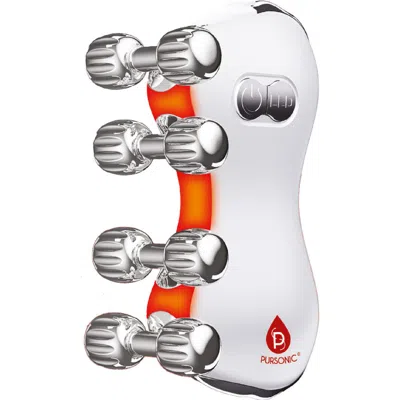 Pursonic 5-in-1 Led Light Therapy Skin Roller Massager In White