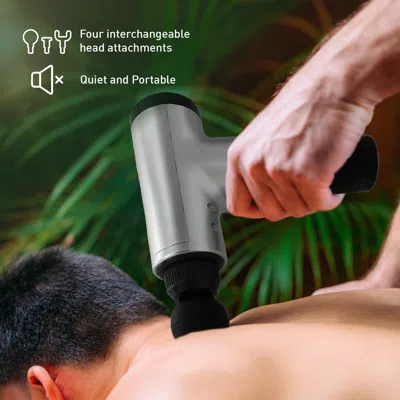 Pursonic 6-speed Cordless Professional Massage Gun In Gray