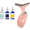 Pursonic 7-in-1 Led Beauty Device & Anti-aging Serum Set Bundle