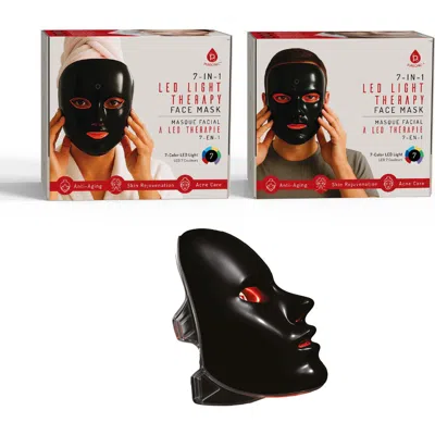 Pursonic 7-in-1 Led Light Therapy Mask In Black