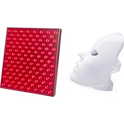Pursonic 7-in-1 Led Light Therapy Face Mask & Full-body Red Light Therapy Panel In White