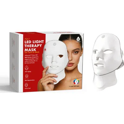 Pursonic 7-in-1 Led Light Therapy Mask For Face & Neck In White