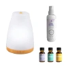 Pursonic Aromatherapy Essentials Bundle With Usb Diffuser, 3-pack Oils, And Lavender Mist Spray In Multi
