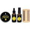 Pursonic Beard Care Grooming Kit In Black