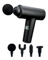 Pursonic Body N Soul Essential S 6-speed Usb Rechargeable Deep Tissue Percussion  Massage Gun In Black