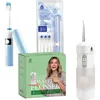Pursonic Compact Travel Oral Care Bundle: Portable Usb Rechargeable Collapsible Water Flosser And  Po In Multi