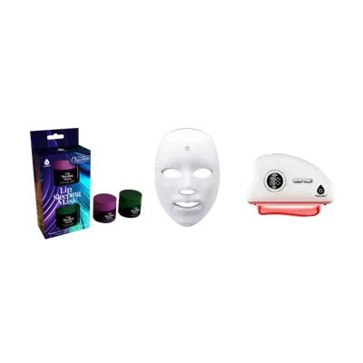 Pursonic Complete 7-in-1 Led Light Therapy & Overnight Lip Care Collection