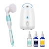 Pursonic Complete Spa & Skincare Bundle Facial Steamer, Cleansing Brush, And Anti-aging Serum Set In Multicolor