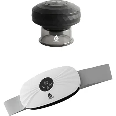 Pursonic Cupping Therapy Device & Stomach & Back Massager In Multi