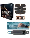 Pursonic Electric Massager Wrist Guard & Ems Abdominal Muscle Toner In Multi
