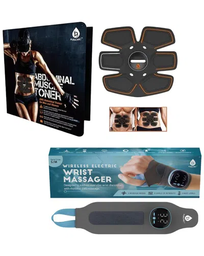 PURSONIC PURSONIC ELECTRIC MASSAGER WRIST GUARD & EMS ABDOMINAL MUSCLE TONER