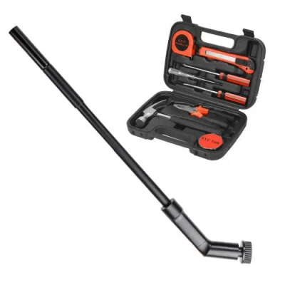 Pursonic Electric Scrubber & Handy Solutions 9-piece Tool Kit Home Cleaning & Repair Bundle In Black