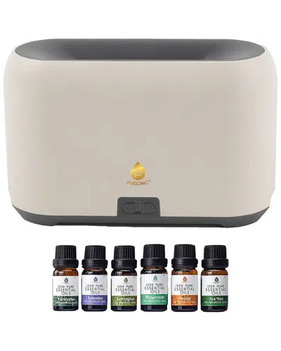 PURSONIC PURSONIC ESSENTIAL OIL FLAMEGLOW AROMATHERAPY DIFFUSER