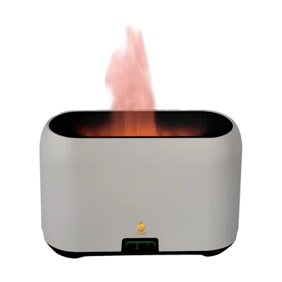 Pursonic Essential Oil Flameglow Aromatherapy Diffuser In Transparent