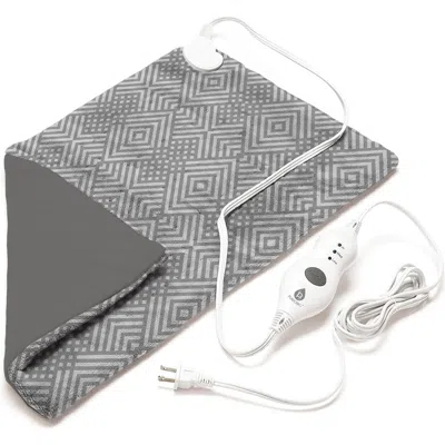 Pursonic Extra Extra Large Electric Heating Pad In Grey