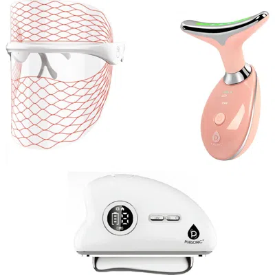 Pursonic Firming, Lifting & Radiance Skincare Set In Multi