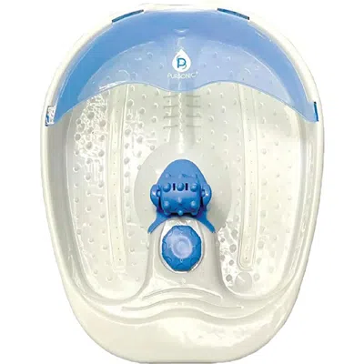 Pursonic Foot Spa Massager With Tea Tree Oil Foot Salt Scrub In White