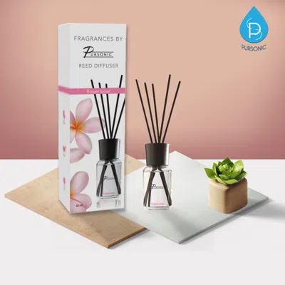 Pursonic Fragrances Reed Diffusers Flower Bowl In Black