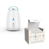 Pursonic Glow & Go Skincare Essentials Bundle Nano Facial Steamer + Clean Facial Towels In White