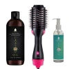 Pursonic Hair Strengthening Bundle  Fractionated Coconut Oil, One-step Hair Dryer & Volumizer Brush, In Black