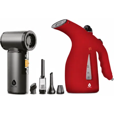 Pursonic Handheld Fabric Garment Steamer & Cordless Multi-function Turbo Air Blower & Vacuum
