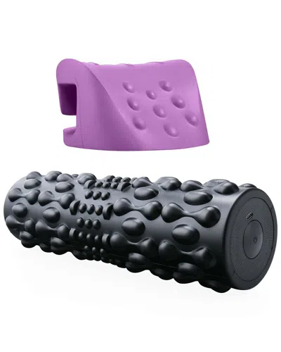 Pursonic High-intensity Vibrating Foam Roller For Deep Muscle Relief In Black