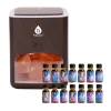 Pursonic Himalayan Salt Diffuser & 14 Pack Essential Oils Set In Multicolor
