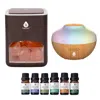 Pursonic Himalayan Salt Lamp & Aromatherapy Diffuser Wellness Set In Multi