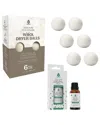 Pursonic Laundry Care Bundle Wool Dryer Balls & Essential Oil Set In Multi