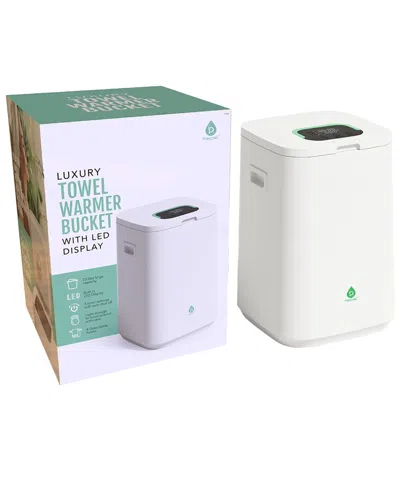 Pursonic Luxury Towel Warmer Bucket With Led Display In White