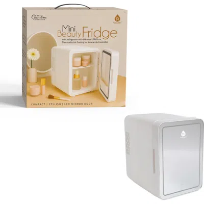 Pursonic Mini Beauty Fridge With Led Mirror Door In Pink