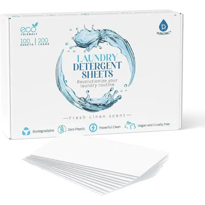 Pursonic Natural Laundry Detergent Sheets In Blue