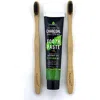 Pursonic Natural Toothbrushes & Charcoal Whitening Toothpaste Set In Multicolor