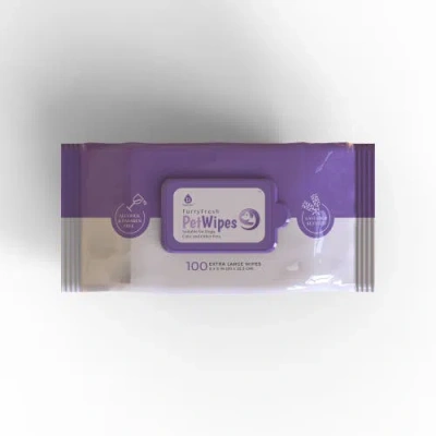 Pursonic Pet Wipes-lavender Scented, 100 Extra Large Wipes In Multi