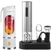 Pursonic Premium Wine & Juice Duo Electric Wine Opener + Travel Juicer Blender In Multi