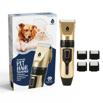Pursonic Rechargeable Pet Hair Trimmer - Easy, Safe & Comfortable Grooming At Home In White
