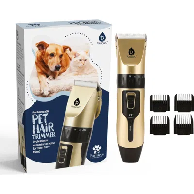 Pursonic Rechargeable Pet Hair Trimmer In Gold