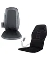 Pursonic Shiatsu Chair Massager With Heat & Vibration, Plus Cushion Mat Bundle In Multi