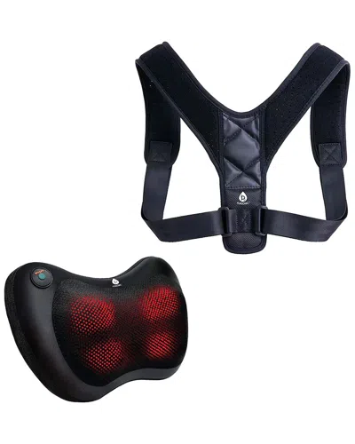 PURSONIC PURSONIC SHIATSU HEATING MASSAGER/ADJUSTABLE POSTURE CORRECTOR BUNDLE
