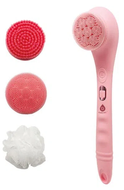 Pursonic Silicone Bath Brush In Pink
